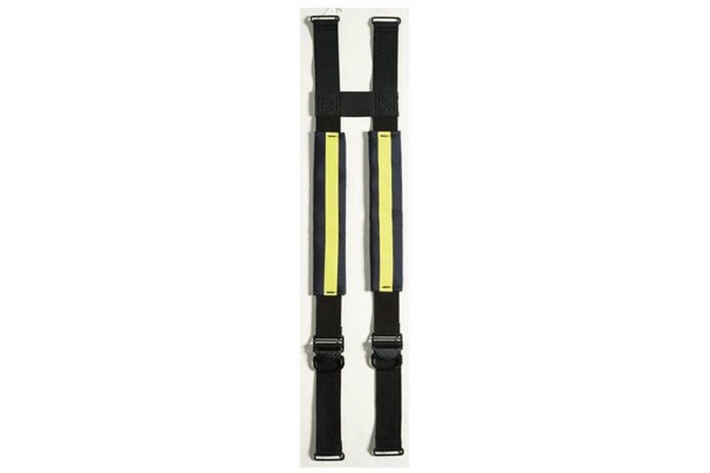 LION EZ H-Back, Quick Adjust, Non-Stretch Suspenders, Black